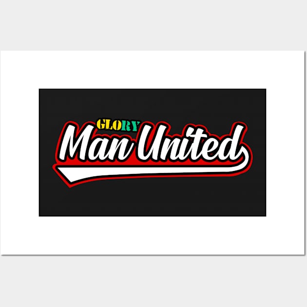 Glory Man United Wall Art by lounesartdessin